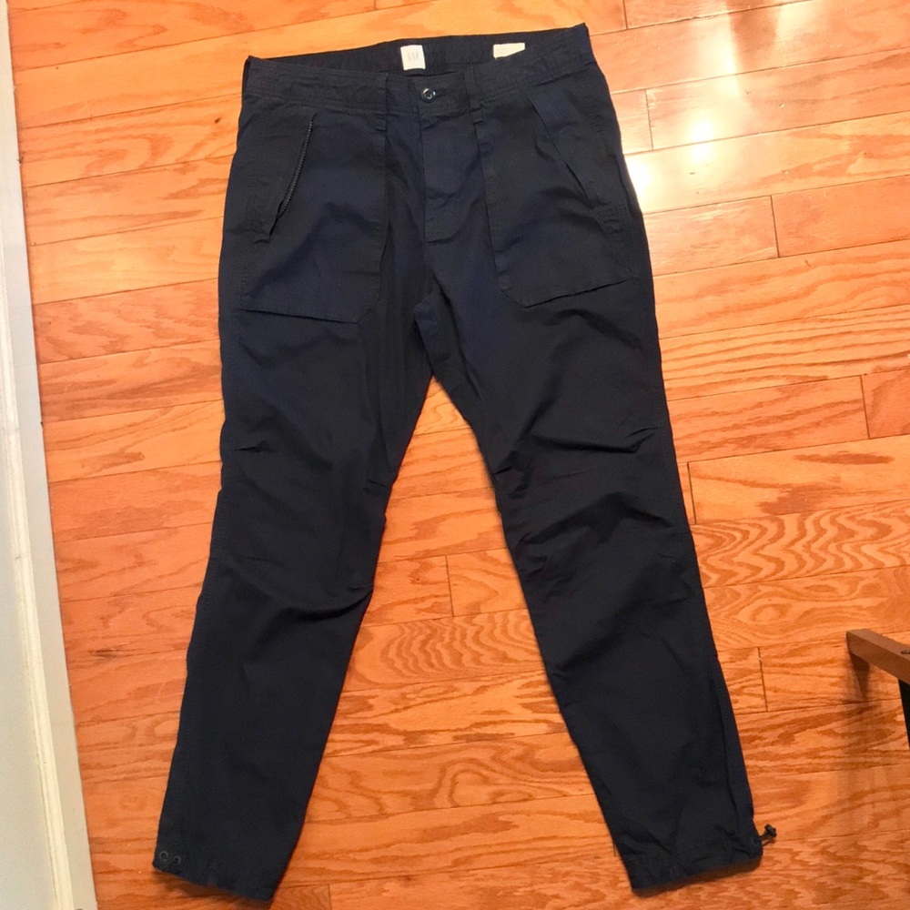 Gap Canvas Utility Pants Navy 32x32 Slim
